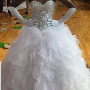 White Cotillion dress